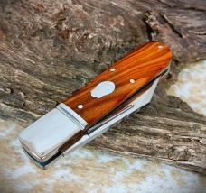 NIB RoseCraft Blades Loosahatchie Jack Red Sandalwood RCT010-RW D2 Clip Point