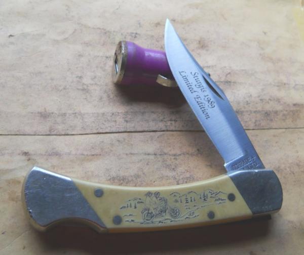 Schrade Lmtd. Ed.  Sturgis Lock back Knife 1989