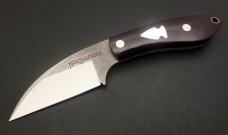Northwoods Fall Creek Fixed Blade Maroon Linen Micarta Great Eastern Cutlery
