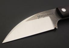 Northwoods Fall Creek Fixed Blade Maroon Linen Micarta Great Eastern Cutlery