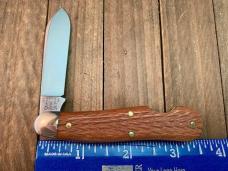 Great Eastern Cutlery #56EO Easy Open Dog Leg Jack Jigged Natural Linen Micarta 2023