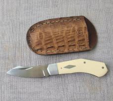 Patrick Junio Rocky, Romano's pattern, 3.75" closed..14C28N...Super Tusk scales..video up...coa/slip