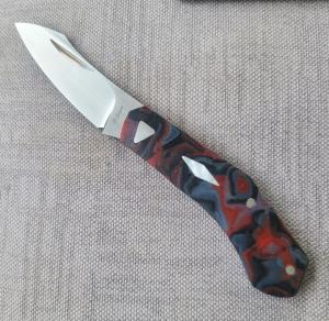 Patrick Junio Rocky, Romano's pattern, 3.75" closed..14C28N...Gcarta scales..video up...coa/slip