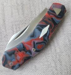 Patrick Junio Rocky, Romano's pattern, 3.75" closed..14C28N...Gcarta scales..video up...coa/slip
