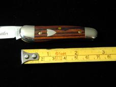 Great Eastern Cutlery GEC Smooth Kingwood Little Rattler Knife 190120 NIT 1 of 505 Wharncliffe