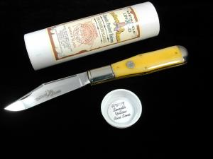 Great Eastern Cutlery Northfield Smooth Yellow Rose Bone Allegheny Large Coke Bottle Knife 976119