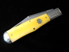 Great Eastern Cutlery Northfield Smooth Yellow Rose Bone Allegheny Large Coke Bottle Knife 976119