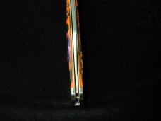Battle Axe Brand 2021 Volcano Acrylic 1st Year Hunter Knife #2 of 6 Cooper Cutlery 7100P USA Made