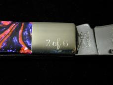 Battle Axe Brand 2021 Volcano Acrylic 1st Year Hunter Knife #2 of 6 Cooper Cutlery 7100P USA Made
