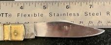 Clip Point Blade Bullfighter Lever Lock Switchblade Knife, Japan