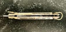 Clip Point Blade Bullfighter Lever Lock Switchblade Knife, Japan
