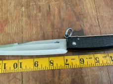 Original Nina 13” Italian folding fighting knife horn handles