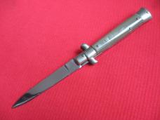 Vintage 1960's Italian Button Open Button Close Stiletto Switchblade Knife - New Old Stock