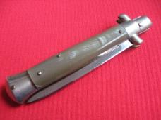 Vintage 1960's Italian Button Open Button Close Stiletto Switchblade Knife - New Old Stock