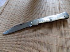  Vintage rare Pearl Folding Hunter knife, Union Cut Co. 