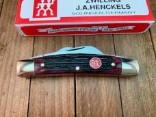 Henckels by Boker Congress Mahogany Bone Pin Feather Jigged 