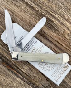 CASE XX ** 2024 SMOOTH NATURAL BONE FLAG SHIELD CS TRAPPER