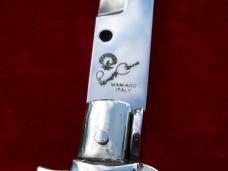  14" Renzo Pascotto Flat guard Wasp Body Picklock Brazilian Horn Bayonet Blade Stiletto Knife