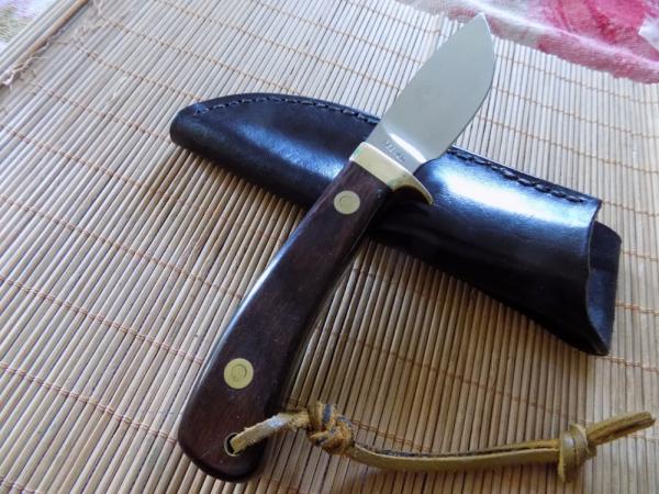 Unused " REBOLD, Fixed blade knife with original sheath Unused " REBOLD, Fixed blade knife with original sheath