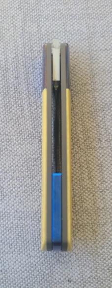Pena Custom Raptor front Flipper..Cpm154..Timascus Bolsters and bar..titanium liners..Westinghouse 