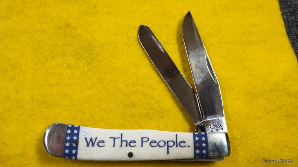 Case 2004 Trapper New Old Stock WE THE PEOPLE