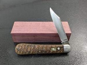 Vintage Schrade Automatic Large Hunter Brown