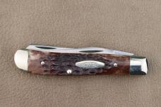 CASE XX 6207 SSP MINI TRAPPER BONE HANDLES 1990