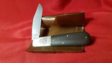 Great Eastern Cutlery 861121 OD Green Canvas Micarta Barlow 440C Stainless Steel Clip Blade NEW MINT