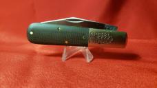 Great Eastern Cutlery 861121 OD Green Canvas Micarta Barlow 440C Stainless Steel Clip Blade NEW MINT