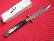 Italian Limited Edition Manual Open Swing Guard Stiletto Knife - A.G.A CAMPOLIN Italy