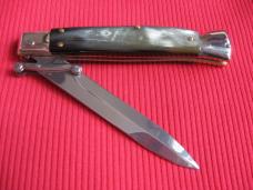Italian Limited Edition Manual Open Swing Guard Stiletto Knife - A.G.A CAMPOLIN Italy