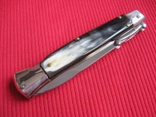 Italian Limited Edition Manual Open Swing Guard Stiletto Knife - A.G.A CAMPOLIN Italy