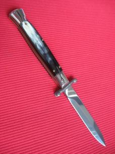 Italian Limited Edition Manual Open Swing Guard Stiletto Knife - A.G.A CAMPOLIN Italy