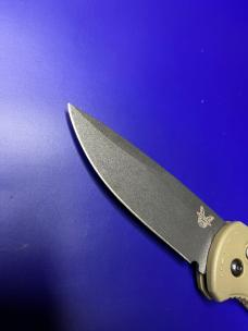 Benchmade Claymore Automatic Knife OD Green Grivory (3.6" Black) 9070BK-1