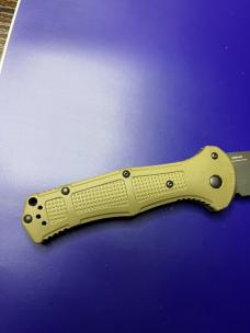 Benchmade Claymore Automatic Knife OD Green Grivory (3.6" Black) 9070BK-1
