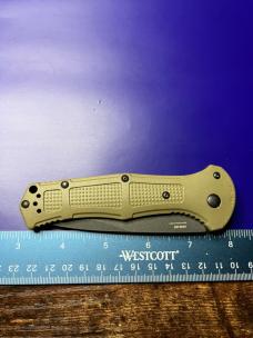 Benchmade Claymore Automatic Knife OD Green Grivory (3.6" Black) 9070BK-1