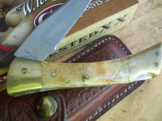 Case Knife Maple Wood Shark Tooth 1972 8 Dot 