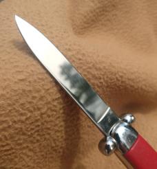 Vintage K-108 Super-Automatic OTF Red Switchblade Knife
