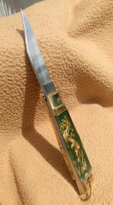 Green Bullfighter Knife