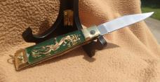 Green Bullfighter Knife