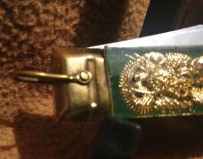 Green Bullfighter Knife