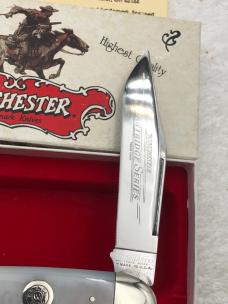 Winchester 1998 Mother of Pearl 380119-P 3 Blade Whittler Cartridge series Made In USA