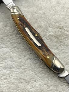 Winchester Trade Mark 1991 W15 2935 2 Blade Swell Center Stag Folder Made In USA