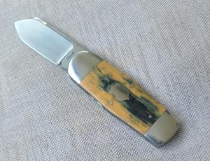 Bobby Toole Bark Mammoth Elephant Toe..Cpm154...3 5/8 closed...integral caps&bolsters..coa & pouch