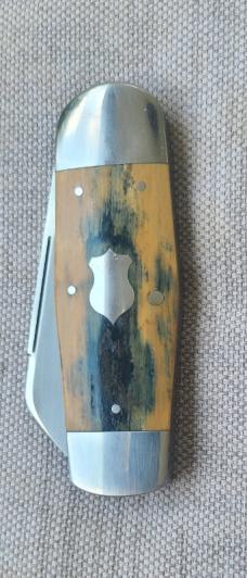 Bobby Toole Bark Mammoth Elephant Toe..Cpm154...3 5/8 closed...integral caps&bolsters..coa & pouch