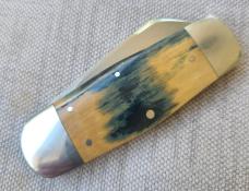Bobby Toole Bark Mammoth Elephant Toe..Cpm154...3 5/8 closed...integral caps&bolsters..coa & pouch
