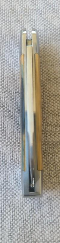 Bobby Toole Bark Mammoth Elephant Toe..Cpm154...3 5/8 closed...integral caps&bolsters..coa & pouch