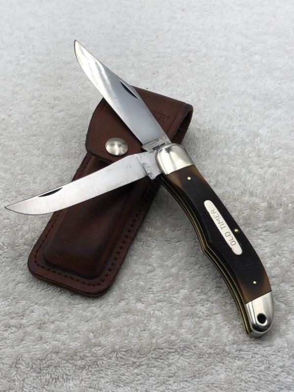 Vintage SSchrade Old Timer 25OT With Sheath Made In USA Excellent Condition