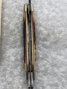 Vintage Schrade Uncle Henry 885-UH 3 Blade Stockman With Box And Factory Papers Made In USA