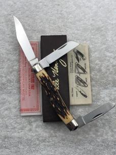 Vintage Schrade Uncle Henry 885-UH 3 Blade Stockman With Box And Factory Papers Made In USA